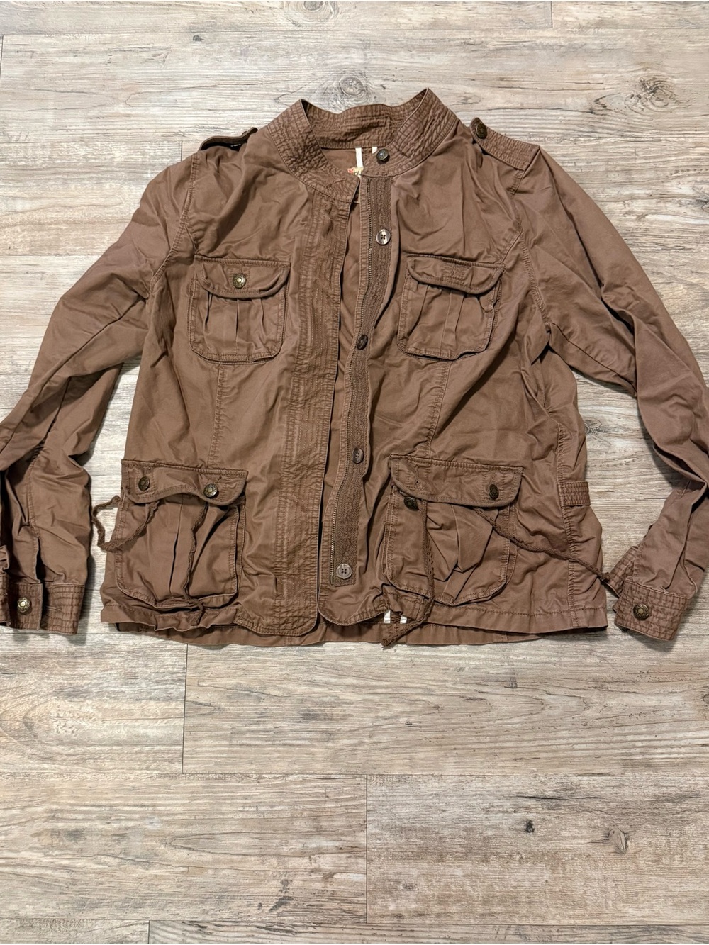 Old Navy Brown Utility Jacket Vintage Y2K
